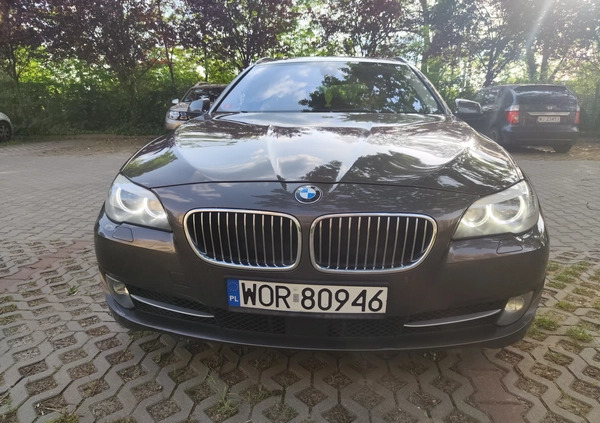 BMW Seria 5 cena 59900 przebieg: 216000, rok produkcji 2012 z Warszawa małe 497